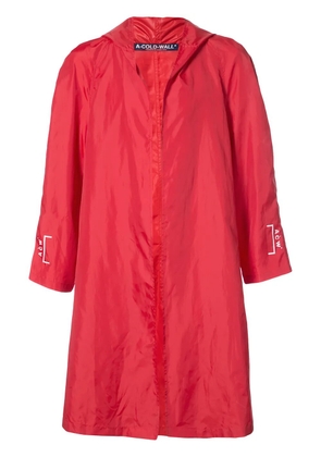 A-COLD-WALL* hooded raincoat - Red