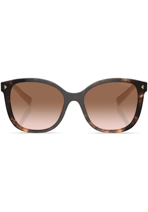 Prada Eyewear tortoiseshell-effect square-frame sunglasses - Green