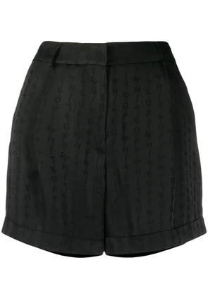 Off-White tone-on-tone logo shorts - Black