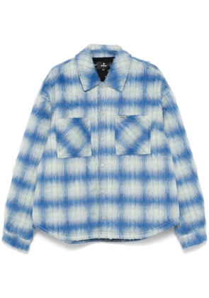 Represent checked jacket - Blue