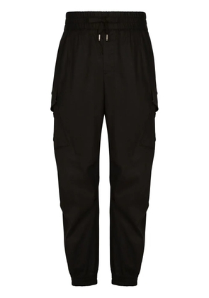 Dolce & Gabbana logo-tag cargo trousers - Blue