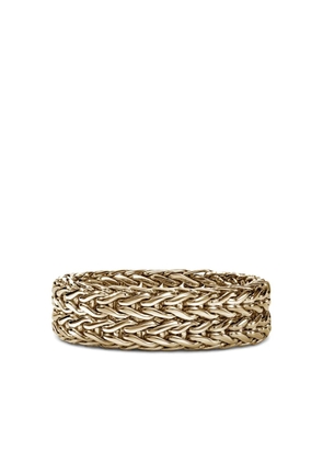 John Hardy 14kt yellow gold Rata Chain ring