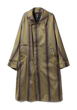 Needles Balcollar striped coat - Neutrals