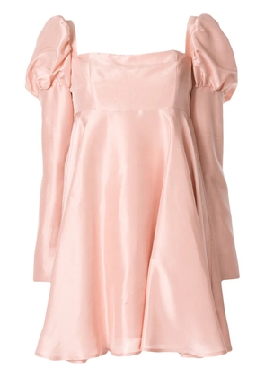 Macgraw Romantic silk short dress - Pink