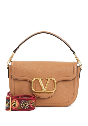 Valentino Garavani Alltime leathers shoulder bag - Brown