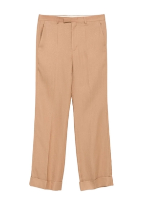 Valentino Garavani cuffed-hem tailored trousers - Neutrals