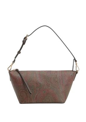 ETRO paisley-print shoulder bag - Brown