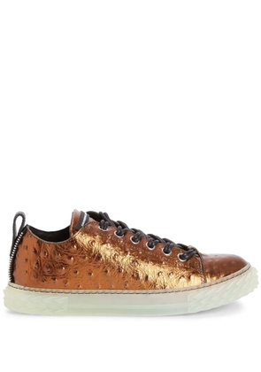 Giuseppe Zanotti Blabber lace-up low-top sneakers - Orange