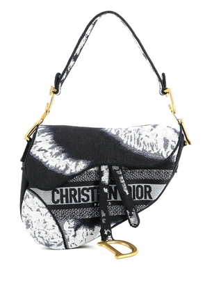 Christian Dior Pre-Owned 2020 Saddle canvas handbag - Blue