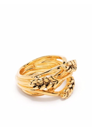 Aurelie Bidermann wheat-detail ring - Gold
