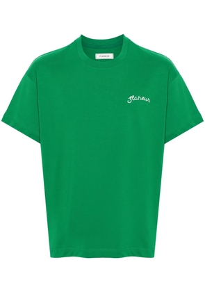 FLÂNEUR Signature cotton T-shirt - Green