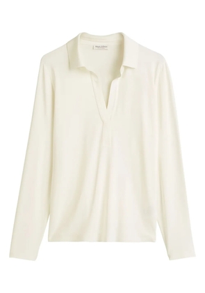 Marc O'Polo polo-collar long-sleeve top - White