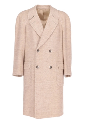 Christian Dior Pre-Owned 1970s double-breasted coat - Neutrals