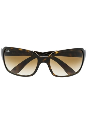 Ray-Ban tortoiseshell wide frame sunglasses - Brown