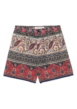 Valentino Garavani paisley-print shorts - Neutrals