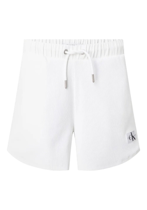 Calvin Klein logo-patch shorts - White