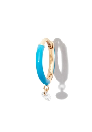 Persée 18kt yellow gold diamond hoop earring