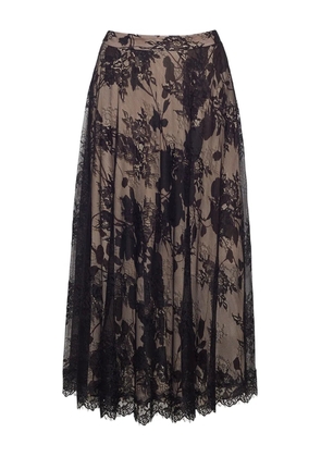 Cara Cara Carolina chantilly-lace skirt - Black