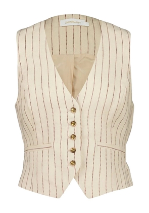 ZIMMERMANN pinstripe button vest - Neutrals