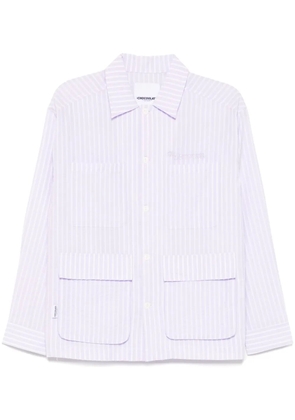 CHOCOOLATE striped shirt - Purple