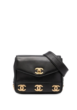 CHANEL Pre-Owned 1990s Triple CC belt bag - Black