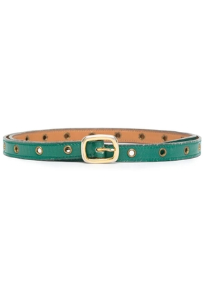 Hermès Pre-Owned 1990s skinny design buckled belt - Green