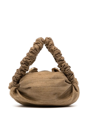 0711 Nino tiny tote bag - Brown