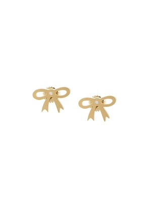Irene Neuwirth 18kt yellow gold Bow stud earrings