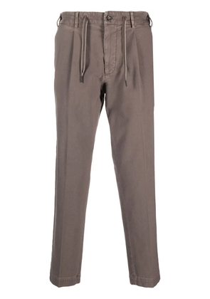 Dell'oglio drawstring-waistband chino trousers - Brown