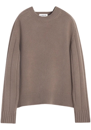 Lanvin seam-detail jumper - Neutrals