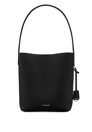MAISON de SABRÉ Leather Bucket Soft Tote - Black