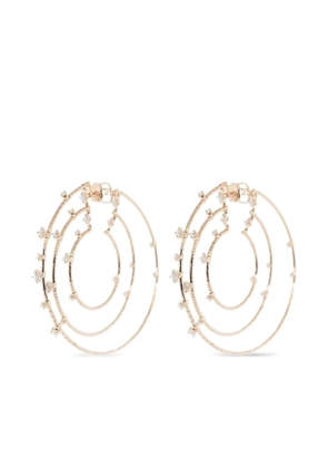 Mattia Cielo 18K rose gold diamond earrings - Pink