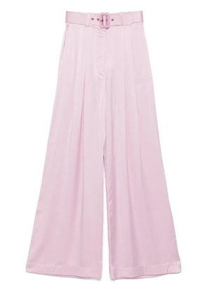 ZIMMERMANN silk tuck pants - Pink