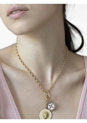 Foundrae 18K yellow gold True Love Knot diamond pendant