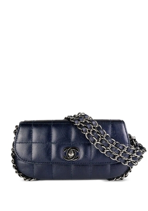 CHANEL Pre-Owned 2004 Choco Bar shoulder bag - Blue