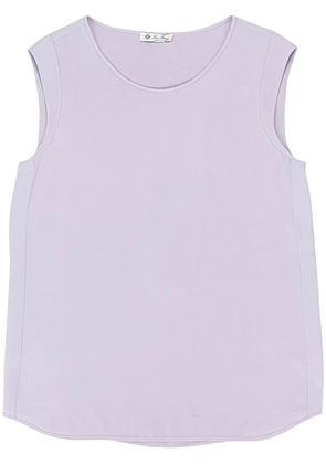 Loro Piana scoop-neck vest - Purple