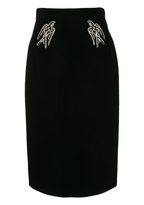 Nº21 embellished pencil skirt - Black