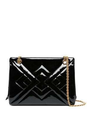 CHANEL Pre-Owned 1994-1996 quilted patent-leather bag - Black