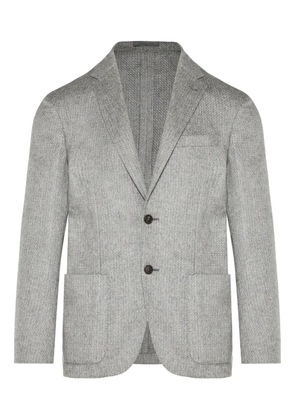 Corneliani two-button patch-pocket blazer - Grey
