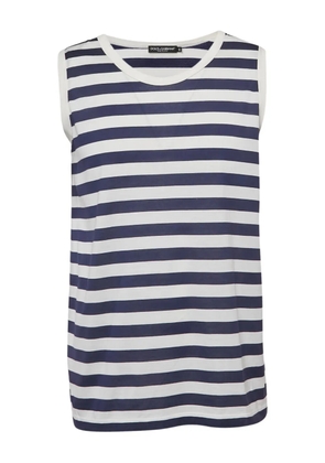 Dolce & Gabbana Pre-Owned striped sleeveless top - White
