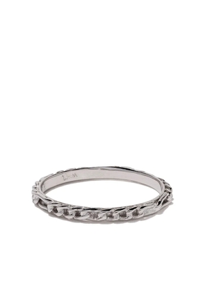 Wouters & Hendrix Gold 18kt white gold Figaro Chain ring - Silver