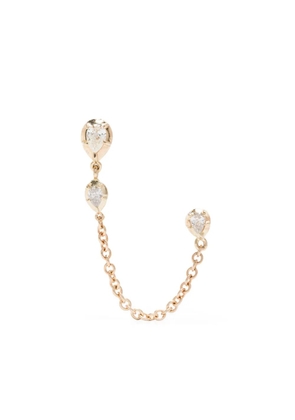 Jacquie Aiche 14kt yellow gold Sophia diamond chain earring