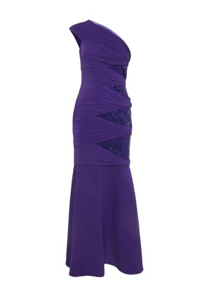Tadashi Shoji sequin-embellished maxi dress - Purple