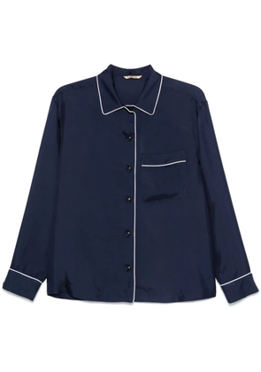 Barena piped-trim shirt - Blue
