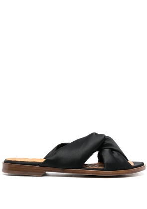 Chie Mihara Wamuzan twist strap sandals - Black