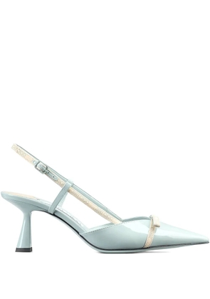 Jimmy Choo slingback leather pumps - Blue