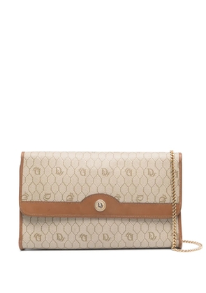 Christian Dior Pre-Owned 1980s Honeycomb shoulder bag - Neutrals