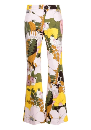 La DoubleJ Saturday Night flared trousers - Pink