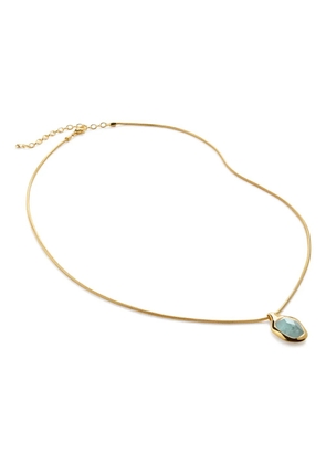 Monica Vinader gemstone-embellished necklace - Gold