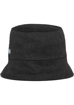 Prada reversible logo-patch bucket hat - Black